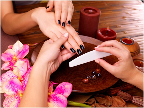 Manicure and pedicure